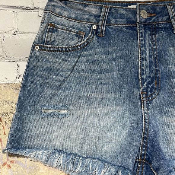 Sky and Sparrow Distressed Denim Short - Picture 6 of 16